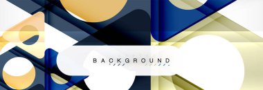 Arka plan daire ve üçgen