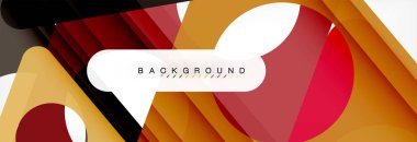 Geometrik arka plan. Modern örtüşen üçgenler. Mesajınız için alışılmadık renkli şekiller. İş veya teknik okul sunuyu, app kapak