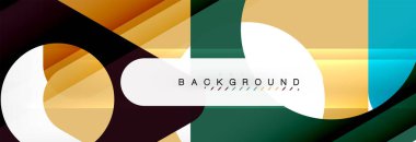 Geometrik arka plan. Modern örtüşen üçgenler. Mesajınız için alışılmadık renkli şekiller. İş veya teknik okul sunuyu, app kapak