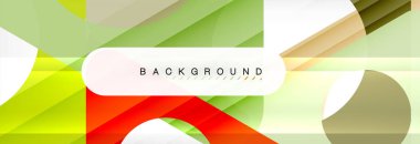 Arka plan daire ve üçgen