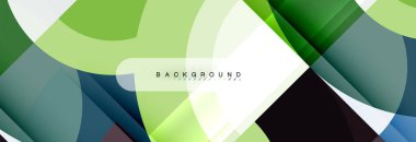 Vektör dairesel geometrik arka plan