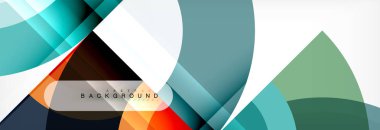 Vektör dairesel geometrik arka plan