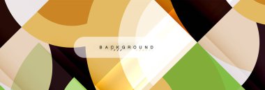 Vektör yuvarlak arka plan