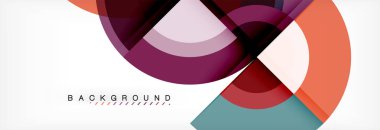 Vektör dairesel geometrik arka plan