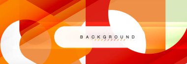 Geometrik arka plan. Modern örtüşen üçgenler. Mesajınız için alışılmadık renkli şekiller. İş veya teknik okul sunuyu, app kapak