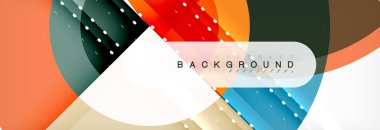 Vektör yuvarlak arka plan