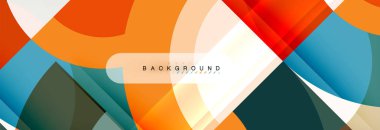 Vektör yuvarlak arka plan