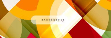 Vektör dairesel geometrik arka plan