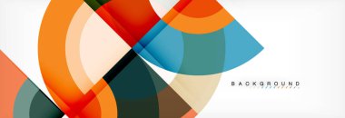 Vektör yuvarlak arka plan