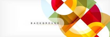 Vektör dairesel geometrik arka plan