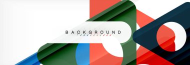 Geometrik arka plan. Modern örtüşen üçgenler. Mesajınız için alışılmadık renkli şekiller. İş veya teknik okul sunuyu, app kapak