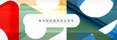 Geometrik arka plan. Modern örtüşen üçgenler. Mesajınız için alışılmadık renkli şekiller. İş veya teknik okul sunuyu, app kapak