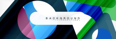 Arka plan daire ve üçgen