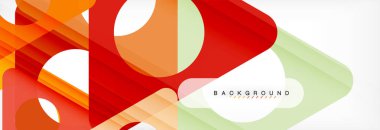 Geometrik arka plan. Modern örtüşen üçgenler. Mesajınız için alışılmadık renkli şekiller. İş veya teknik okul sunuyu, app kapak