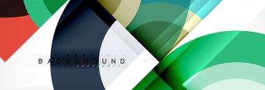 Vektör yuvarlak arka plan