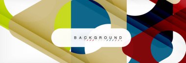 Geometrik arka plan. Modern örtüşen üçgenler. Mesajınız için alışılmadık renkli şekiller. İş veya teknik okul sunuyu, app kapak