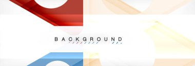 Arka plan daire ve üçgen