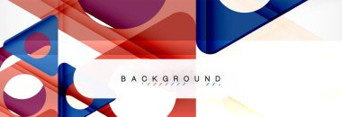 Arka plan daire ve üçgen