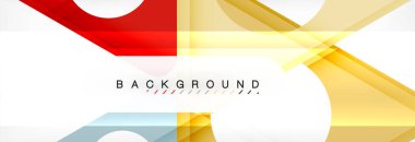 Arka plan daire ve üçgen