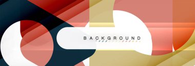 Geometrik arka plan. Modern örtüşen üçgenler. Mesajınız için alışılmadık renkli şekiller. İş veya teknik okul sunuyu, app kapak