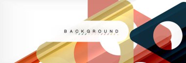 Geometrik arka plan. Modern örtüşen üçgenler. Mesajınız için alışılmadık renkli şekiller. İş veya teknik okul sunuyu, app kapak