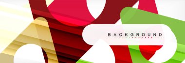 Arka plan daire ve üçgen