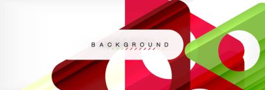 Arka plan daire ve üçgen