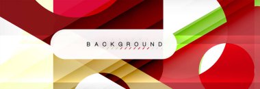 Arka plan daire ve üçgen