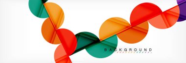 Daire arka plan, geometrik şekil