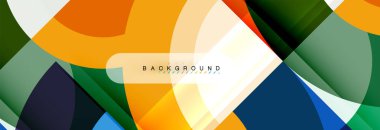 Vektör dairesel geometrik arka plan