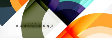 Vektör yuvarlak arka plan