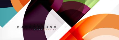 Vektör yuvarlak arka plan