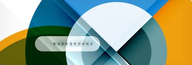 Vektör yuvarlak arka plan