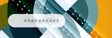 Vektör yuvarlak arka plan