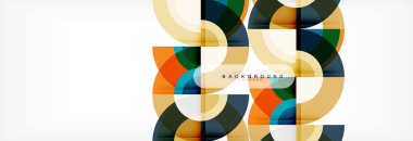 Vektör yuvarlak arka plan