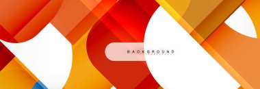 Renkli kare şekiller, geometrik modern arka plan