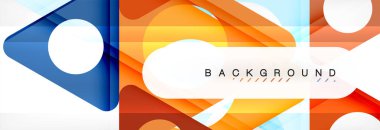 Geometrik arka plan. Modern örtüşen üçgenler. Mesajınız için alışılmadık renkli şekiller. İş veya teknik okul sunuyu, app kapak