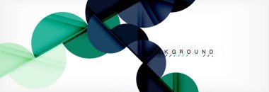 Daire arka plan, geometrik şekil