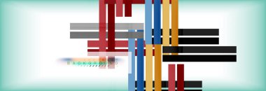 Satır arka plan, vektör modern şablonu