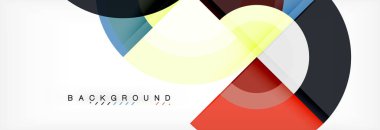 Vektör yuvarlak arka plan