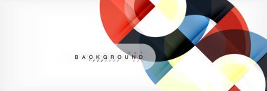 Vektör yuvarlak arka plan