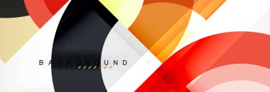 Vektör dairesel geometrik arka plan