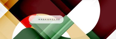 Renkli kare şekiller, geometrik modern arka plan