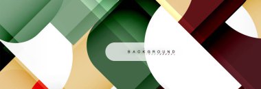 Renkli kare şekiller, geometrik modern arka plan