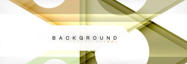 Arka plan daire ve üçgen