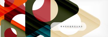 Geometrik arka plan. Modern örtüşen üçgenler. Mesajınız için alışılmadık renkli şekiller. İş veya teknik okul sunuyu, app kapak