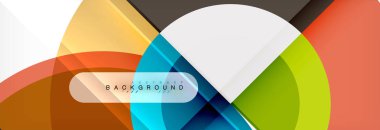 Vektör yuvarlak arka plan