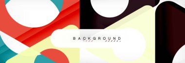 Geometrik arka plan. Modern örtüşen üçgenler. Mesajınız için alışılmadık renkli şekiller. İş veya teknik okul sunuyu, app kapak