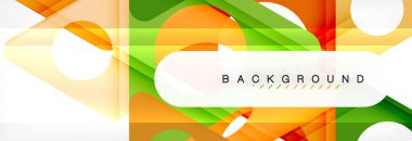 Arka plan daire ve üçgen