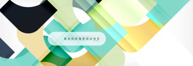 Renkli kare şekiller, geometrik modern arka plan